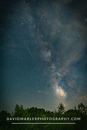 Perseid in the Milky Way
